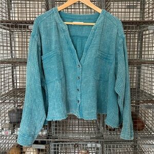 Boho gauze Top by Mustard Seed